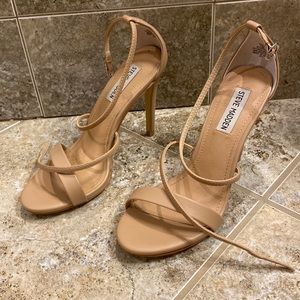 Steve Madden nude strappy heels size 7.5